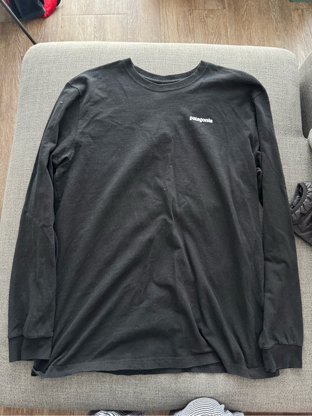 Patagonia Black Men’s Long-Sleeve Crew Tee